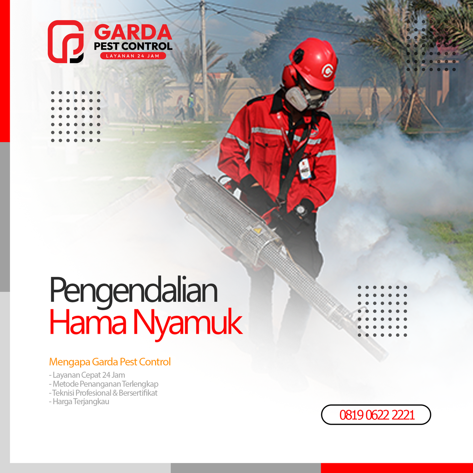 Jasa Fogging Nyamuk Terdekat di Bali Garda Pest Control