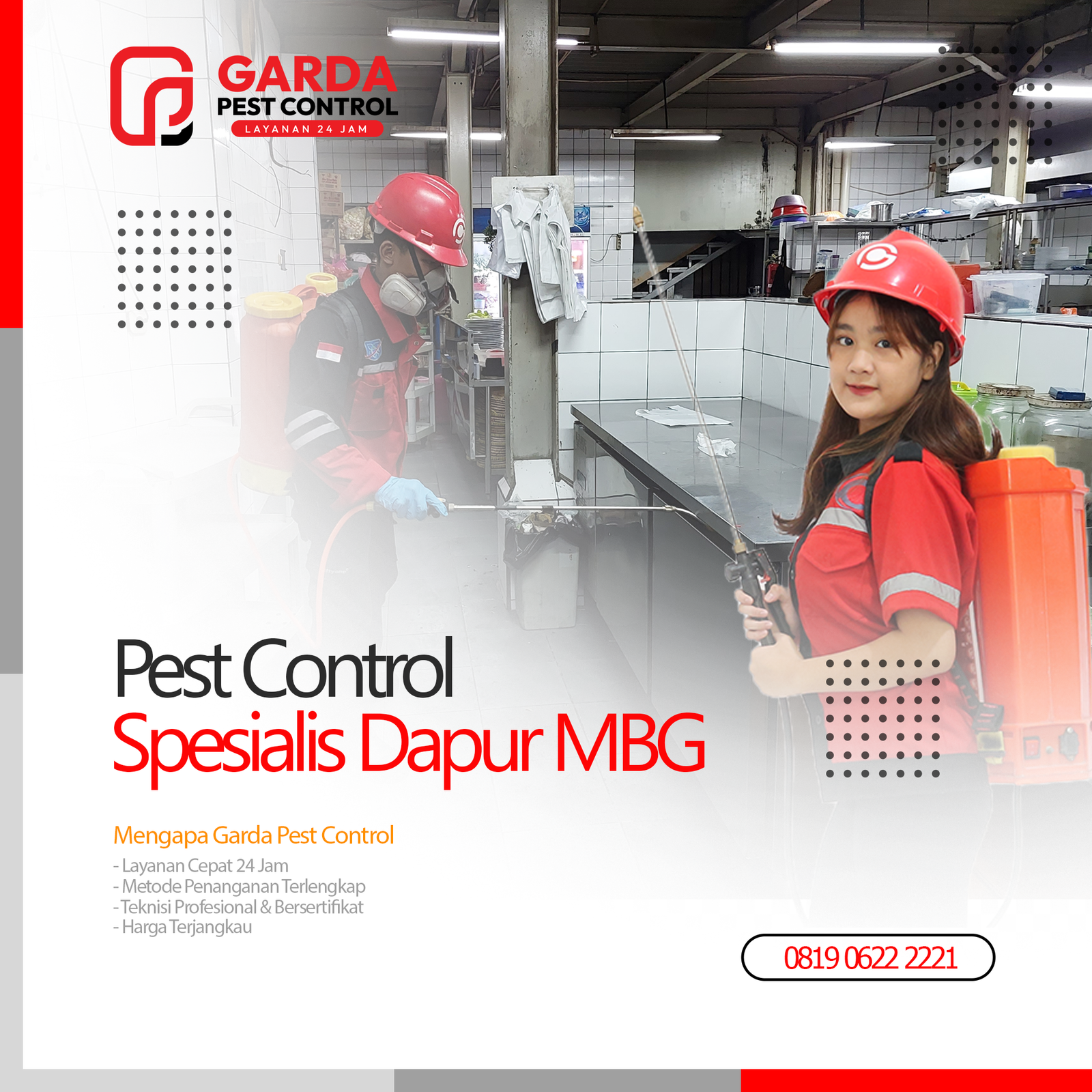 Jasa Pest Control Untuk Dapur MBG Terdekat di Bali
