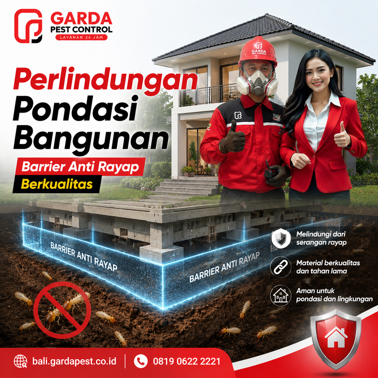 Jasa Pembasmi Rayap Terdekat Bali: Cegah Kerusakan Parah Hari Ini!