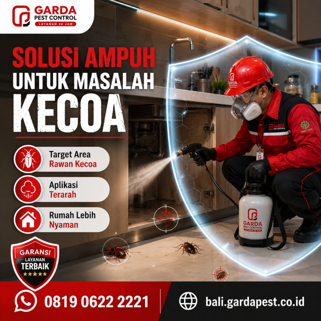 Harga Jasa Pembasmi Kecoa di Bali Terbaru 2026