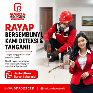 Biaya Jasa Anti Rayap per Meter Lari di Bali dan Cara Menghitungnya