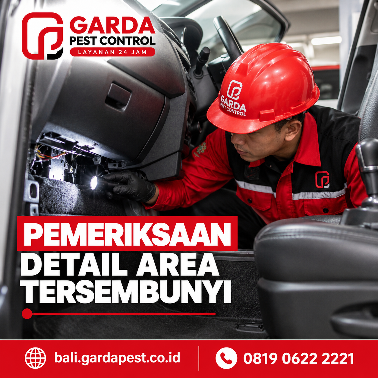 Jasa Pembasmi Kecoa Mobil Bali: Tuntaskan Hama Kabin Sampai ke Sarang
